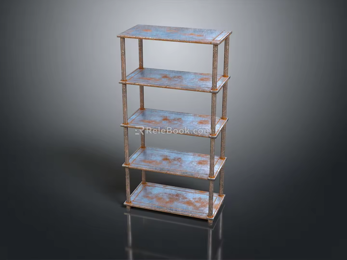 Iron frame large iron frame iron frame house factory industrial iron frame iron ladder rigid ladder work frame rigid scaffold 3d model