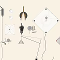Contemporary Wall Lamps With Unique Designs Glass Shades And Metal Accents