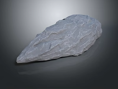 Natural Wood Stone With Rough Surface And Organic Texture For Decorative Design Element 3d model