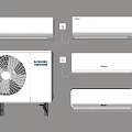 Air Conditioning Air Conditioning Hanging Air Conditioning External Central Air Conditioning 3d model