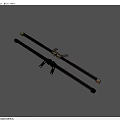 Practical Household Living Supplies Gold And Black Adjustable Pull Rod With Metal Buckle Durable Design