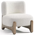 Olive Green Velvet Leisure Chair With Comfortable Seat And Wooden Legs Design