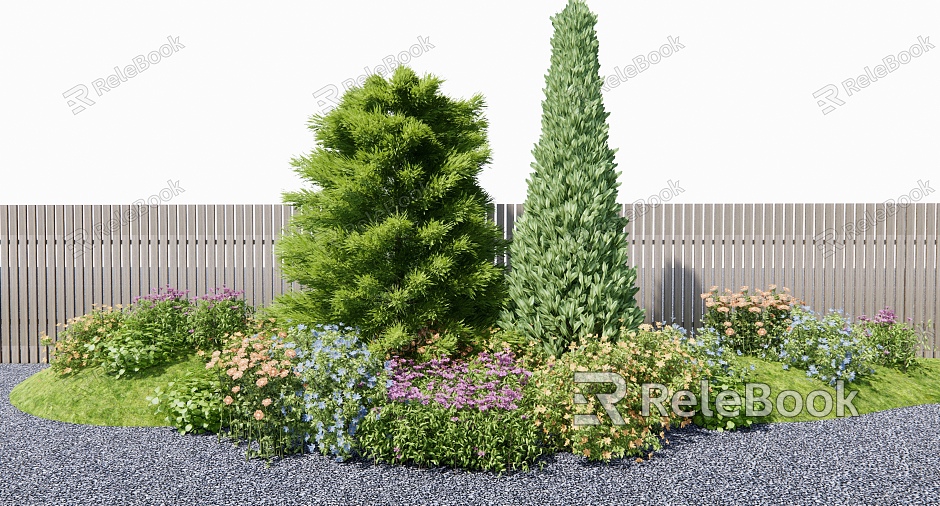 Modern Plants Flowers and Plants model