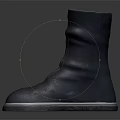 Stylish Black Leather Boots with Zipper Design for Everyday Wear
