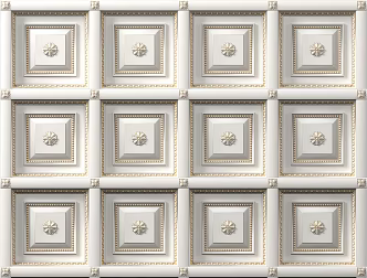 European-style ceiling 3d model