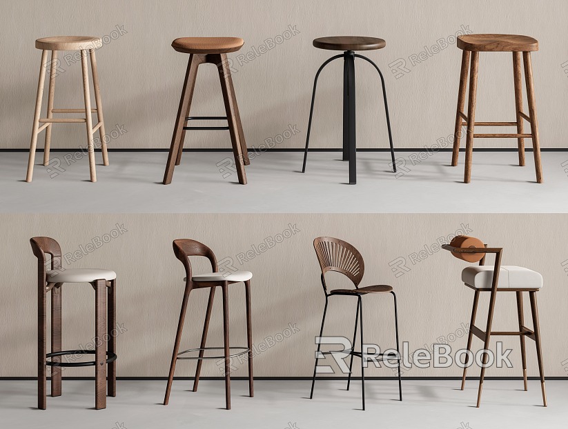 Modern Bar Chair Bar Stool model