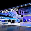Science and Technology Booth SU Model 3d model