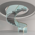 revolving staircase 3d model