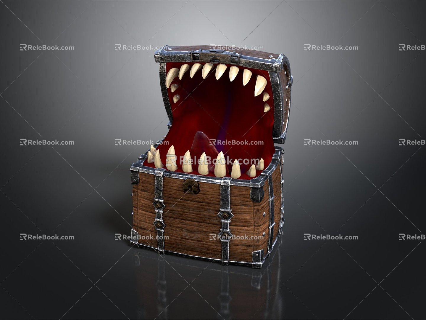 Cartoon Chest Treasure Chest Treasure Chest Jewelry Chest Cashbox Wooden Chest Game Chest Treasure Chest Pirate Chest 3d model