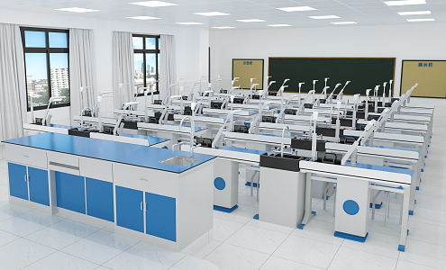 Modern Laboratory Chemistry Laboratory 3d model