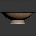 Decorative Petal Shaped Bowl with Metallic Sheen And Textured Surface For Home Decor