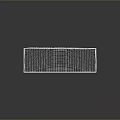 Soccer Goal Equipment With White Frame And Net Structure For Training 3d model