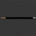 Premium Black Writing Pencil with Red Eraser Tip for School and Office Use