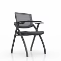 Ergonomic Leisure Chair With Mesh Back Padded Seat Armrests And Metal Frame