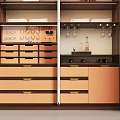 Modern Wardrobe With Glass Doors Multiple Storage Spaces Hanging Sections And Drawers