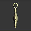 Golden Sun Shaped Pendant With Elegant Design Fashionable Jewelry Accessory For Clothing