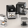 Coffee machine Beverage machine Sweet shop Kitchen Beverage equipment 3d model