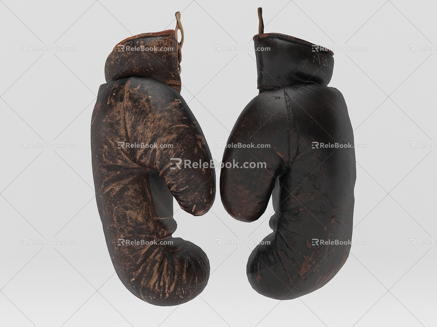 Modern Boxing Gloves 3d model