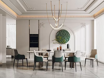 French Restaurant 3d model