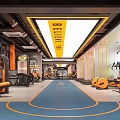 Modern Gym 3d model