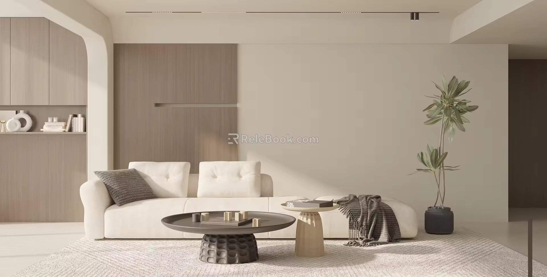 Modern Sofa Coffee Table Combination Sofa Combination 3d model