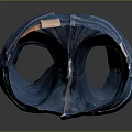Men's Blue Straight Leg Jeans With Orange Belt And Stylish Casual Design