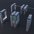 Smart Public Access Control Turnstiles With Modern Design And Security Features