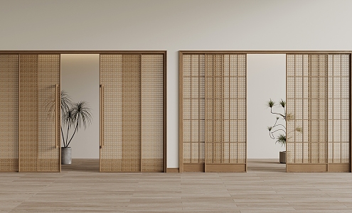 sliding door 3d model