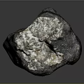 Cosmic Meteorite From Outer Space With Textured Surface For Astronomy Study