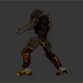 Mech Warrior Mech Soldier Machine Battlearm Mechanical Battlearm Machine Fighter Robot 3d model