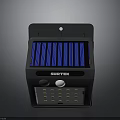 SURTEK Solar Powered Electronic Appliance With Blue Solar Panel And LED Lights