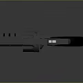 Modern Revolver Firearm With Black Grip And Tactical Design Features