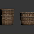 Stylish Handwoven Wicker Storage Baskets in Various Sizes for Home Organization
