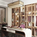 New Chinese Style Study 3d model