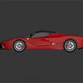 Red Ferrari Sports Car Featuring Sleek Aerodynamic Design And Sporty Exterior