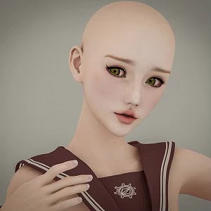 character woman 3d model
