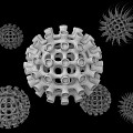 Modern Viruses Viruses Bacteria 3d model