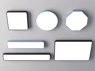 modern ceiling lamp 3d model