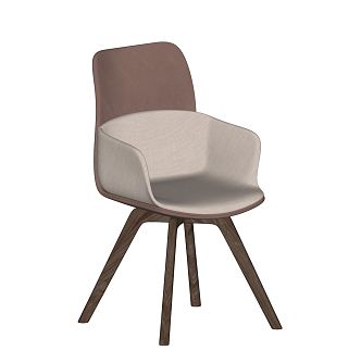 Modern Dining Chair Leisure Chair Single Chair 3d model