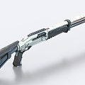 Assault Rifle Automatic Rifle Weapon Firearms Sci-fi Rifle Sci-fi Gun Shotgun 3d model