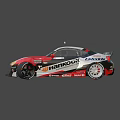 Functional Racing Car With High Performance Features And HAMROCK Sponsor Logos 3d model