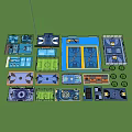 Fire Department Access Area Design For Modern Outdoor Sports Facilities With Basketball Courts