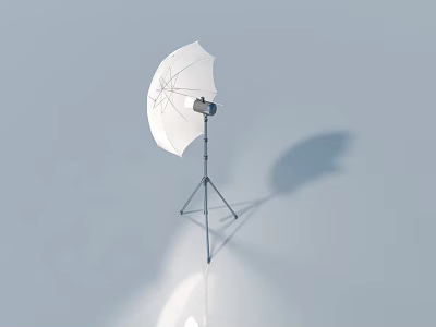 Studio fill light photography bracket 3d model