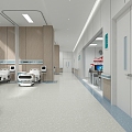 Hospital Hospital Corridor Hospital Emergency Ward Waiting Area Doctor's Office 3d model