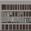 Various Wooden And Glass Panel Doors In Different Styles And Colors