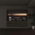 Modern Wine Cabinet Sideboard 3d model