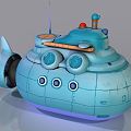 Modern Submarine 3d model