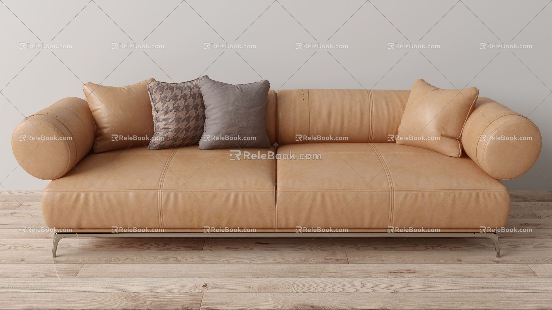 Modern double sofa 3d model