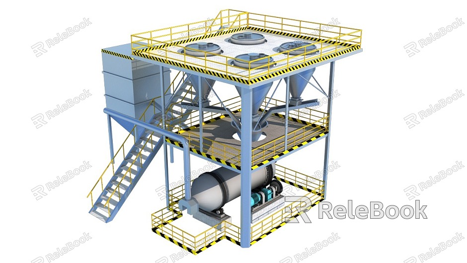 batching and mixing system model