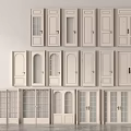 Various Stylish Interior Hinged Doors With Glass Panels And Arch Designs